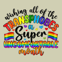 Wishing All Of The Transphobes Uncomfortable Month Heavy Core Tee | Teevron