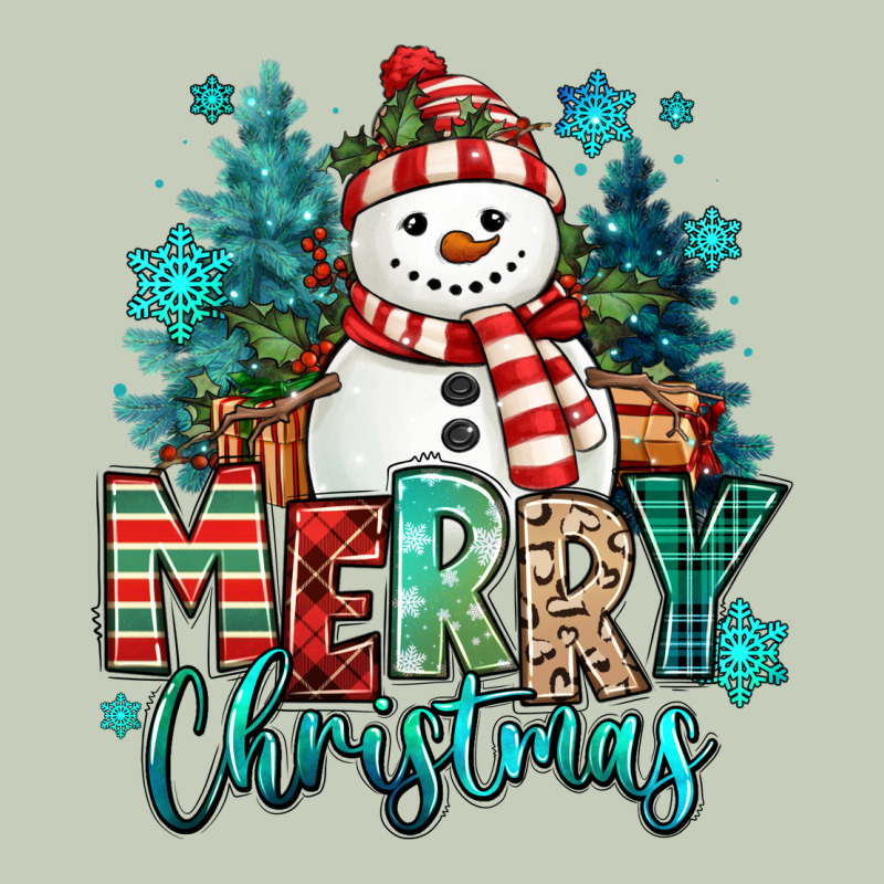 Merry Christmas Snowman Long Sleeve Tee by MaliasSmallBusiness | Teevron