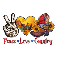 Peace Love Country American Texas Flag Boots Premium Tee | Teevron