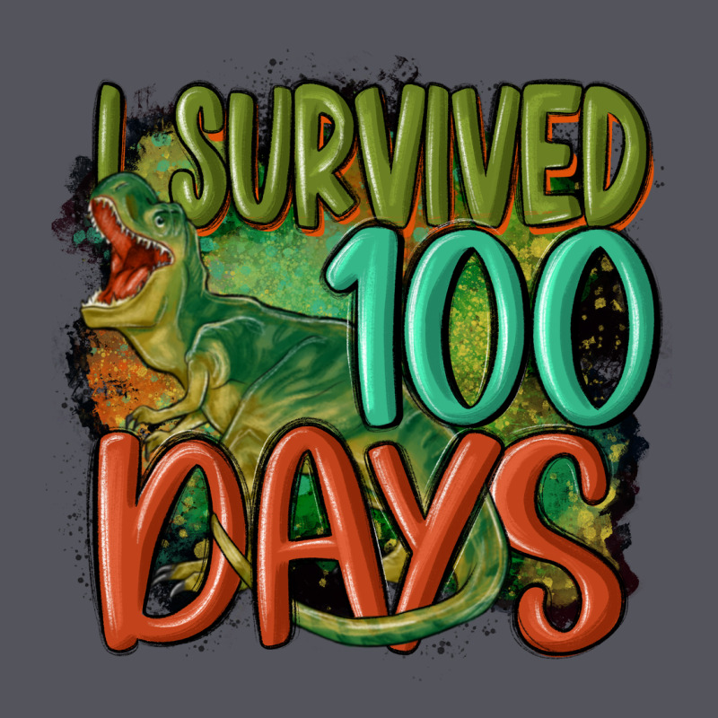 I Survived 100 Days Vintage Hoodie by MaliasSmallBusiness | Teevron