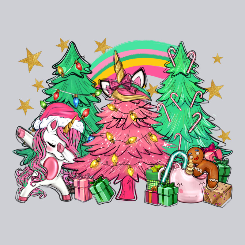 Unicorn Christmas Trees Heavyweight Sweatshirt by NancyCooperArtShop | Teevron