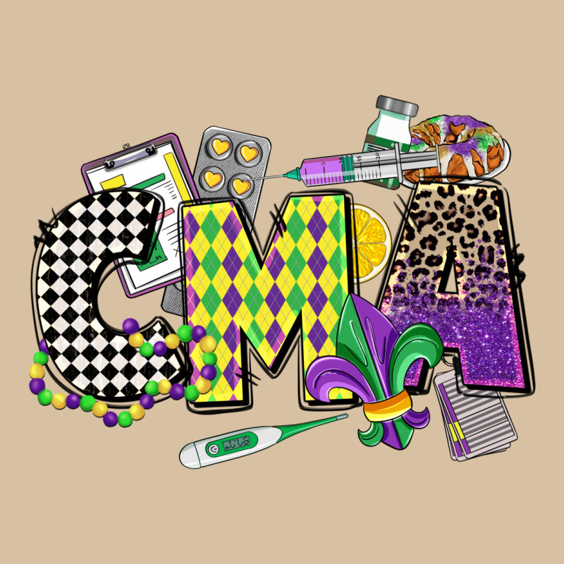 Cma Mardi Gras Certified Medical Assistant Heavyweight Hoodie by CowGirlArtShop | Teevron