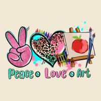 Peace Love Art   Ado Ladies Tee | Teevron
