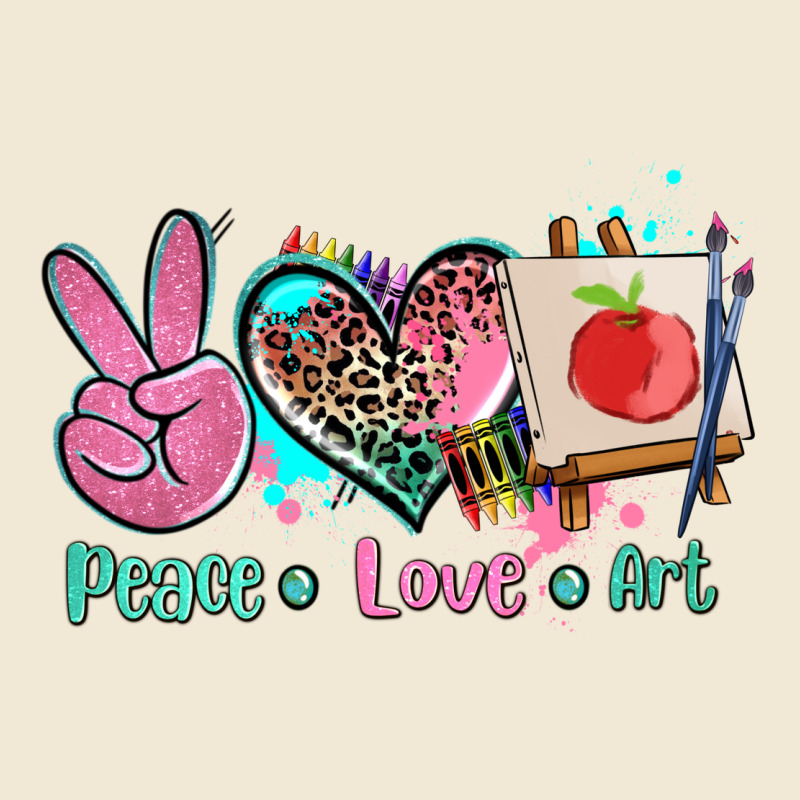 Peace Love Art   Ado Ladies Tee by AdoDesignShop | Teevron