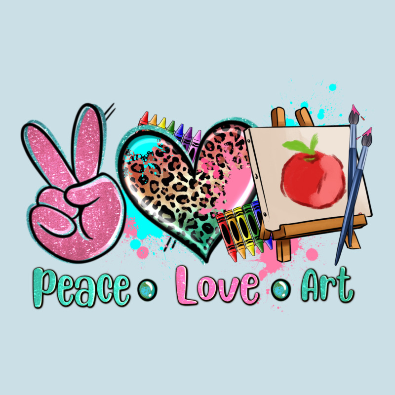 Peace Love Art   Ado Ladies Tee by AdoDesignShop | Teevron