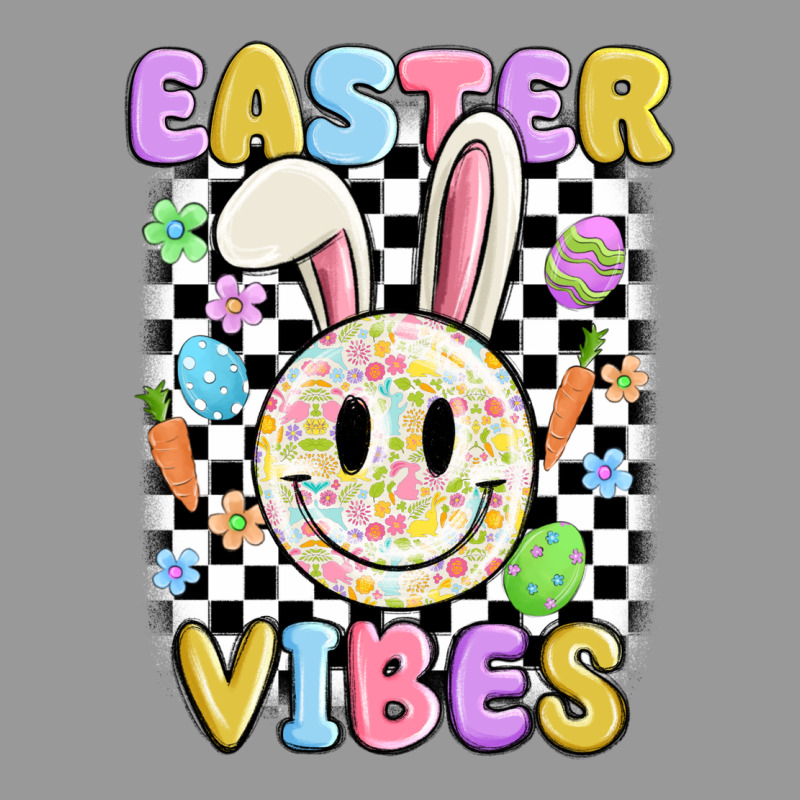 Easter Vibes Smiley Face Vintage Hoodie by MaliasSmallBusiness | Teevron