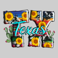 Texas Tx Serape Sunflower Cowhide Premium Tee | Teevron