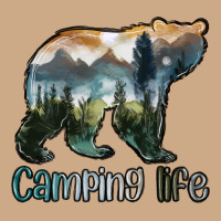 Camping Bear Vintage Hoodie | Teevron
