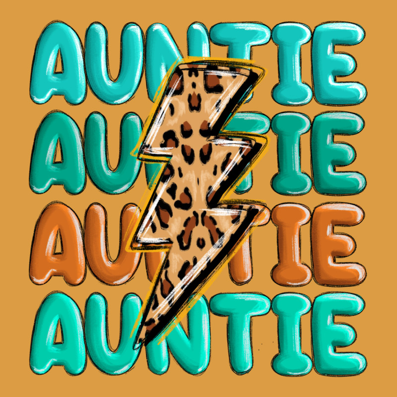 Auntıe With Lightning Bolt Urban Heavy Tee by MaliasSmallBusiness | Teevron