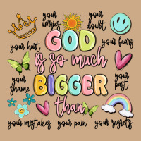 God Is So Much Bigger Than Malia Vintage Hoodie | Teevron