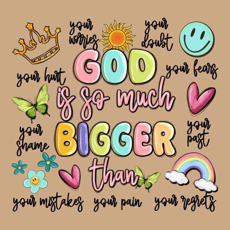 God Is So Much Bigger Than Malia Vintage Hoodie by MaliasSmallBusiness | Teevron
