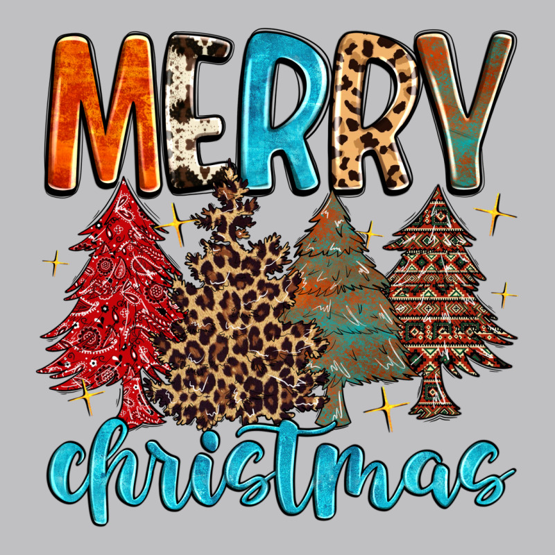 Merry Christmas Trees Long Sleeve Tee by MaliasSmallBusiness | Teevron