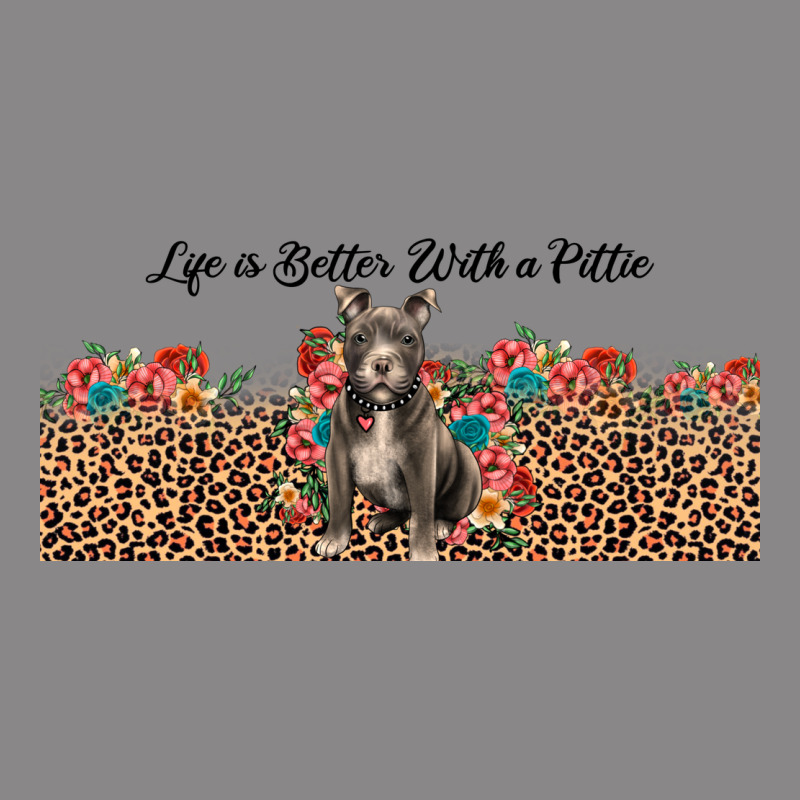 Life Is Better With A Pittie Vintage Tee by JahusDesignShop | Teevron