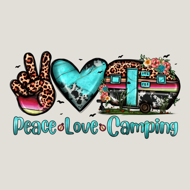 Peace Love Camping Heavy Core Tee by JahusDesignShop | Teevron