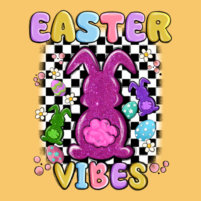 Easter Vibes Peep Faux Sequin Vintage Hoodie by MaliasSmallBusiness | Teevron