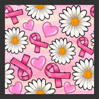 breast cancer awareness with daisy and heart seamless pattern | Teevron
