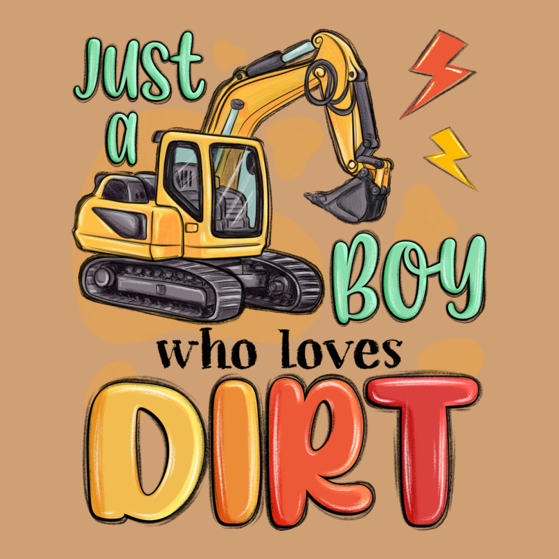 Just A Boy Who Loves Dirt Vintage Tee by MaliasSmallBusiness | Teevron