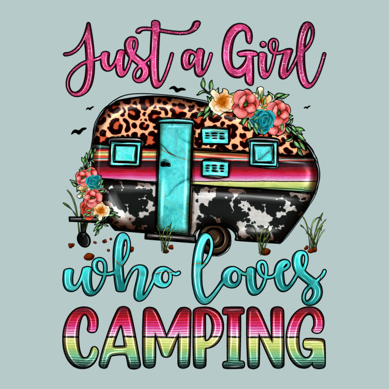 Just A Girl Who Loves Camping Heavy Core Tee by JahusDesignShop | Teevron