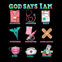 Nurse God Says I Am  Nurse Elements Ladies Tee | Teevron