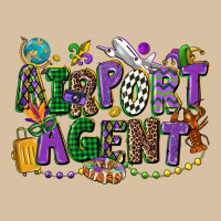 Airport Agent Mardi Gras Heavyweight Hoodie | Teevron