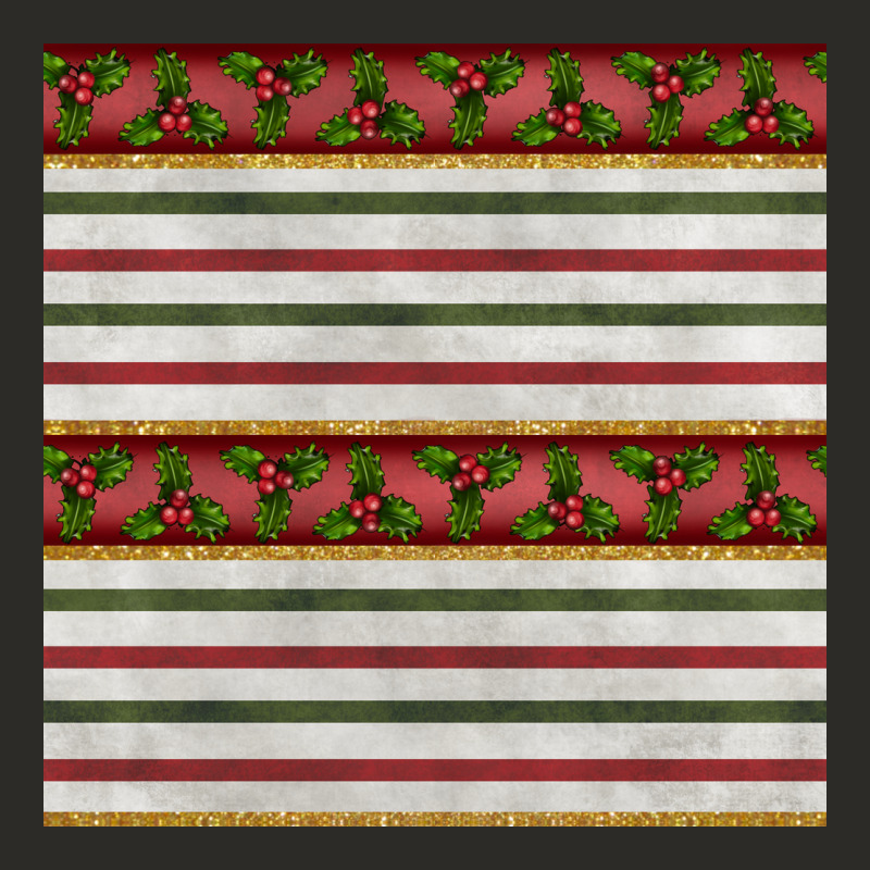 Christmas Mistletoe And Stripes Seamless Pattern Heavy Core Tee by BundleAndBundleShop | Teevron