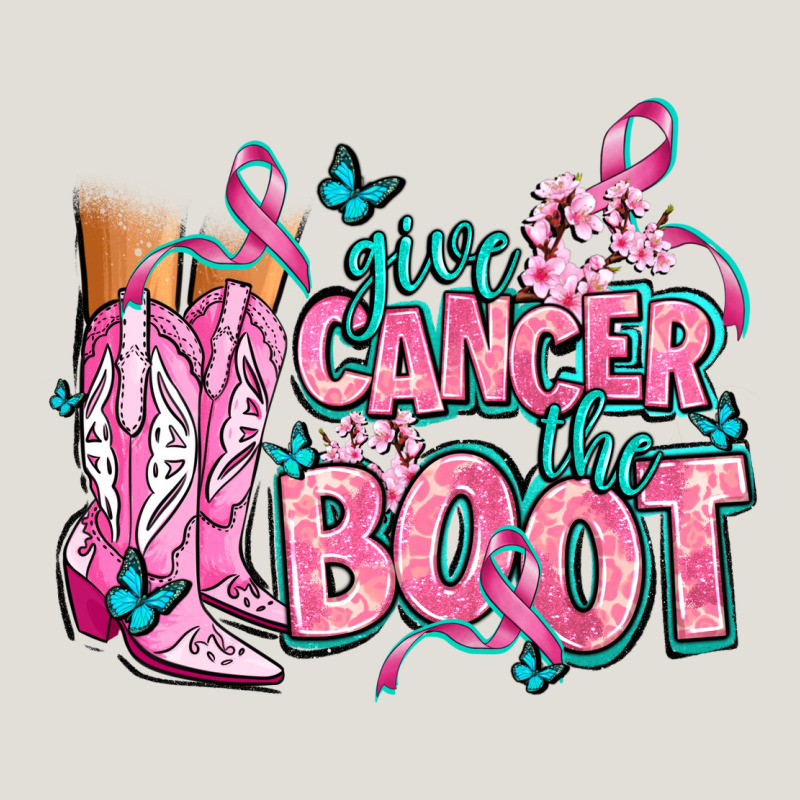 Give The Cancer Boot Heavy Core Tee by AdoDesignShop | Teevron