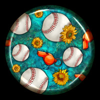 Baseball With Sunflower Round Earrings Urban Hoodie | Teevron