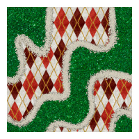 christmas diamond plaid and green glitter seamless pattern | Teevron
