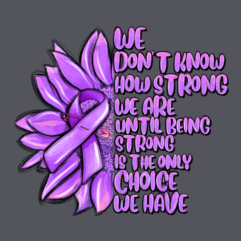 Purple Pancreatic Cancer Sunflower And Cancer Ribb Vintage Hoodie by MaliasSmallBusiness | Teevron