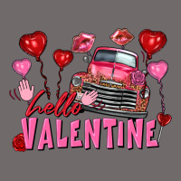 Hello Valentine Valentine's Day Truck Urban Hoodie | Teevron