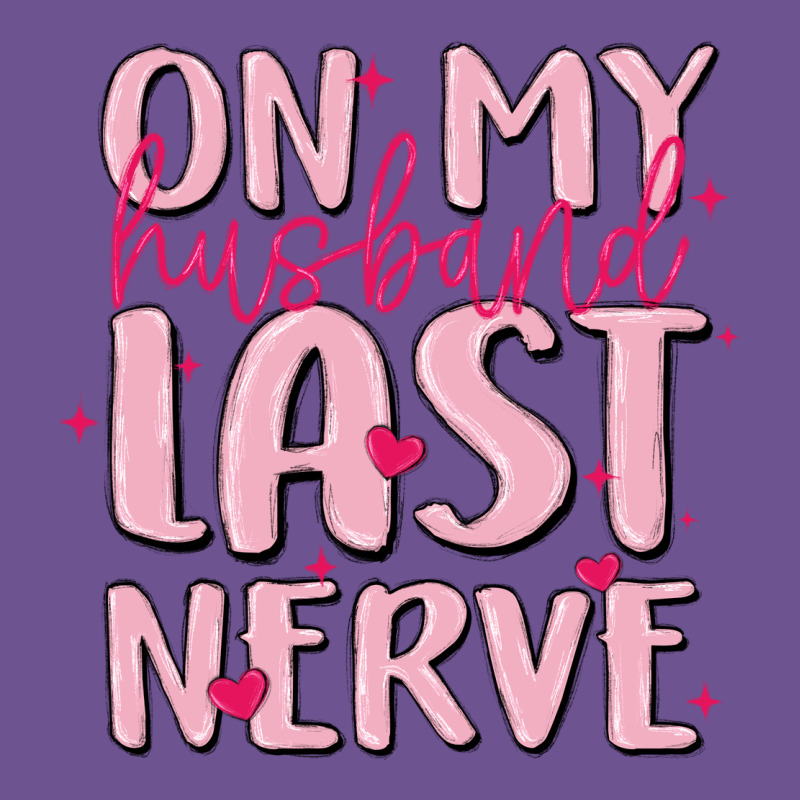 On My Husband Last Nerve Vintage Tee by MaliasSmallBusiness | Teevron