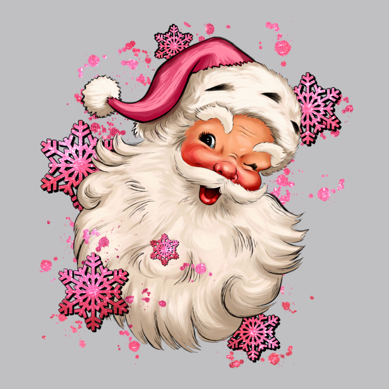 Pink Christmas Santa Claus Long Sleeve Tee by MaliasSmallBusiness | Teevron