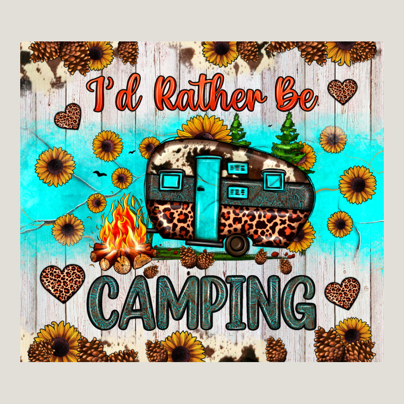 I’d Rather Be Camping Heavy Core Tee by JahusDesignShop | Teevron