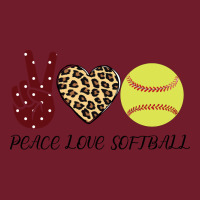 Peace Love Softball Zipper Hoodie | Teevron