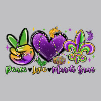 Peace Love Mardi Gras Classic Tee | Teevron