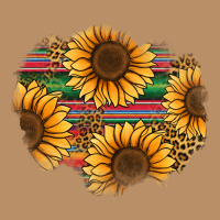 Sunflower Leopard Serape Patch Vintage Hoodie | Teevron