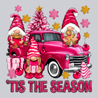 Tis' The Season Pink Christmas Gnomes Truck Heavyweight Sweatshirt | Teevron