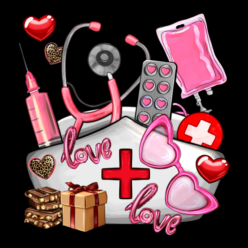 Nurse  Valentines Day Love Ladies Tee by AdoDesignShop | Teevron