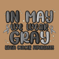 In May We Wear Gray Brain Cancer Awareness Vintage Hoodie | Teevron