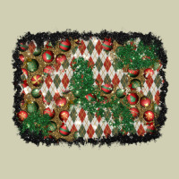 Christmas Ornament And Diamond Plaid  Background Heavy Core Tee | Teevron