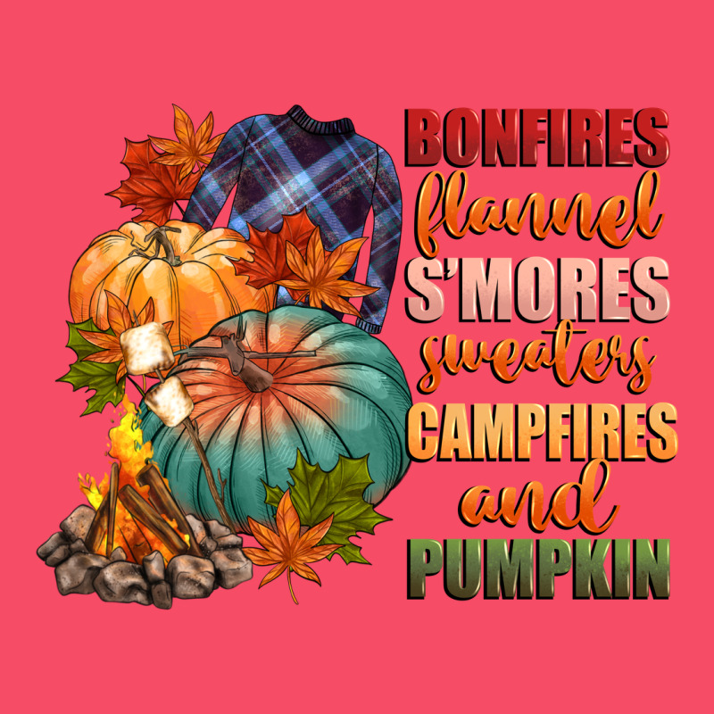Bonfires Flannels Smores Campfires And Pu Premium Sweatshirt by CowGirlArtShop | Teevron