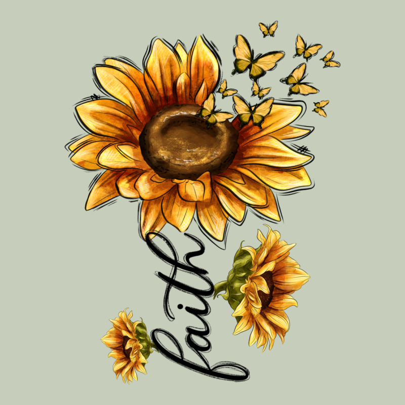 Faith Sunflower Classic Tee by MaliasSmallBusiness | Teevron