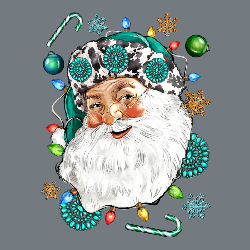 Western Santa Christmas Heavyweight Sweatshirt by NancyCooperArtShop | Teevron