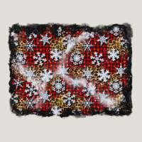 Christmas Snow Crystals Background Heavy Core Tee | Teevron