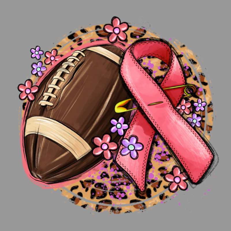 Breast Cancer Ribbon And American Football Vintage Hoodie by MaliasSmallBusiness | Teevron