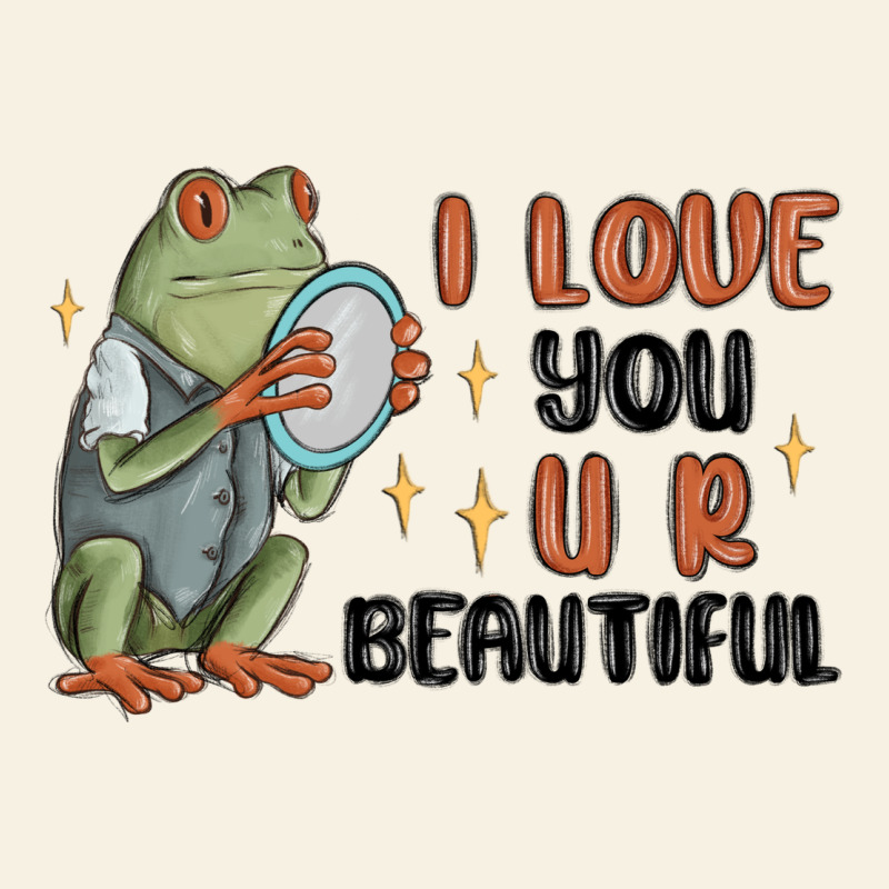 I Love You U R Beautiful Frog Vintage Tee by MaliasSmallBusiness | Teevron