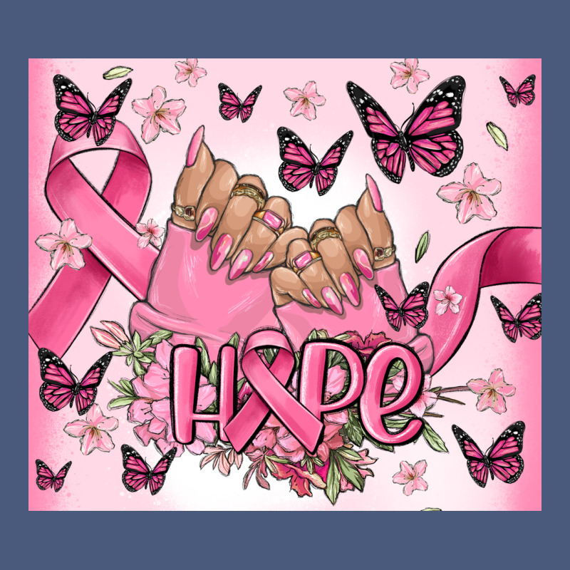 Breast Cancer Nails Hope Vintage Hoodie by MaliasSmallBusiness | Teevron