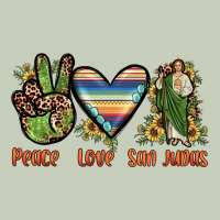 Peace Love San Judas Ladies Tee | Teevron