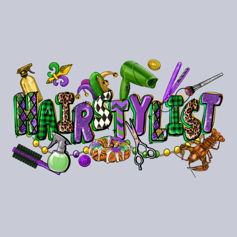 Hairstylist Mardi Gras Heavyweight Hoodie by CowGirlArtShop | Teevron