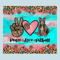 Peace Love Pitbull Ladies Tee | Teevron